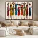 Abstract African Women Wall Art Canvas Print by MyGreatCanvas | Canvas Wall Art Prints | Photo Prints & Wall Decor