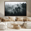 Foggy Forest Wall Art Canvas Print | 3 Panel Large Misty by MyGreatCanvas | Canvas Wall Art Prints | Photo Prints & Wall Decor