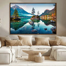 Crystal Clear Lake Wall Art | Mountains Wall Art Canvas | 3 by MyGreatCanvas | Canvas Wall Art Prints | Photo Prints & Wall Decor