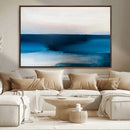 Dark Blue Abstract Wall Art Canvas Print by MyGreatCanvas | Canvas Wall Art Prints | Photo Prints & Wall Decor