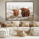 Longhorn Cattle Wall Art Canvas Print, Framed Farmhouse by MyGreatCanvas | Canvas Wall Art Prints | Photo Prints & Wall Decor