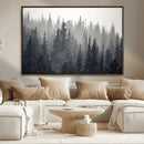 Misty Forest Canvas Wall Art – Monochrome Triptych Pine Tree by MyGreatCanvas | Canvas Wall Art Prints | Photo Prints & Wall Decor