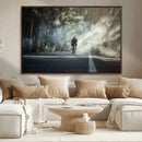Cycling Road Bike in the Morning, Cycling Road Bike Canvas by MyGreatCanvas | Canvas Wall Art Prints | Photo Prints & Wall Decor