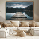 Wooden Bridge Near Lake Wall Art Canvas Print by MyGreatCanvas | Canvas Wall Art Prints | Photo Prints & Wall Decor