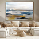 Abstract Landscape Wall Art Canvas | 3 Panel Modern Blue, by MyGreatCanvas | Canvas Wall Art Prints | Photo Prints & Wall Decor