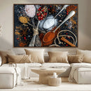 Spices and Seasonings Canvas Wall Art – Colorful Triptych by MyGreatCanvas | Canvas Wall Art Prints | Photo Prints & Wall Decor