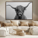 Texas Cow Wall Art Canvas, Texas Longhorn Cattle Canvas by MyGreatCanvas | Canvas Wall Art Prints | Photo Prints & Wall Decor