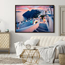 Greece Santorini Wall Art Landscape Canvas Print