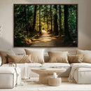 Natural Landscape Wall Art Relaxing Forest Canvas Print