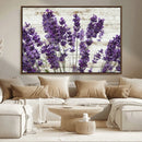 Lavender Canvas Wall Art Flower Print