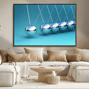 Wall Art Newton's Cradle Canvas Print, Framed Newton Cradle by MyGreatCanvas | Canvas Wall Art Prints | Photo Prints & Wall Decor