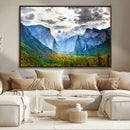Yosemite Park Half Dome 3 Panel Canvas Print | Large Giclée by MyGreatCanvas | Canvas Wall Art Prints | Photo Prints & Wall Decor