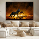 Horse Wall Art Canvas Print, Multi Panel Animal Canvas Print