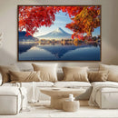 Mount Fuji Canvas Wall Art Japan Autumn Mountain Canvas