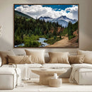 San Juan Nal Forest Wall Art Landscape Canvas Print