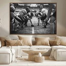 American Football Wall Art Canvas Print Framed Stadium Sport