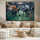 American Football Playing Wall Art Canvas Print by MyGreatCanvas | Canvas Wall Art Prints | Photo Prints & Wall Decor