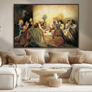 Last Supper Wall Art Canvas Print, Framed Jesus Painting Art
