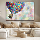 Up Pixar Poster, Look Up Pixar Wall Art, Up Pixar Canvas,