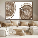Wood Tree Ring Wall Art Canvas Prints, Tree Rings –