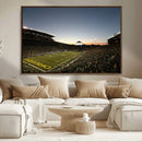 Oregon Ducks Football Team Print - Eugene Autzen Stadium