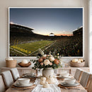 Oregon Ducks Football Team Print - Eugene Autzen Stadium