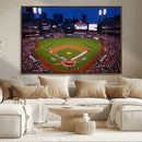 St. Louis Cardinals Baseball Team Print - Busch Stadium Wall by MyGreatCanvas | Canvas Wall Art Prints | Photo Prints & Wall Decor