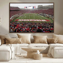 Wisconsin Badgers Team Print Canvas - Madison Camp Randall