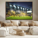 Columbus Crew Stadium Match Triple Canvas Wall Art - Dynamic