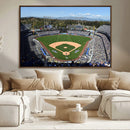 Los Angeles Dodgers Dodger Stadium Wall Art Canvas Print -