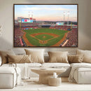 Cincinnati Reds Baseball Print Canvas- Cincinnati