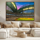 Milwaukee Brewers Baseball Team Print Canvas- American
