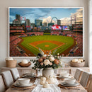 St. Louis Cardinals Baseball Team Print - Busch Stadium Wall