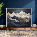 Mountain Wall Art – Modern Abstract Landscape Canvas Print