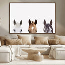 Horse Prints Set, Set of 3 Horse Wall Art, Horses Portraits, by MyGreatCanvas | Canvas Wall Art Prints | Photo Prints & Wall Decor