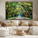 Serene Tree Tunnel Wall Art Canvas Print – Pathway Under by MyGreatCanvas | Canvas Wall Art Prints | Photo Prints & Wall Decor