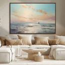 Abstract Ocean Wall Art - Boat Wall Art Canvas Print by MyGreatCanvas | Canvas Wall Art Prints | Photo Prints & Wall Decor