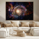 Nebula and Galaxies in Space Wall Art Canvas Print, Spiral