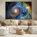 Spiral Galaxy Wall Art Canvas Print