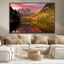 Colorado Rockies Mountain Sunset Wall Art | Ready to Hang by MyGreatCanvas | Canvas Wall Art Prints | Photo Prints & Wall Decor