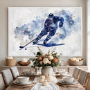 Hockey Player Wall Art Canvas Print - Sports-Inspired
