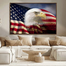 American Flag Eagle Symbol Wall Art, American Flag Eagle by MyGreatCanvas | Canvas Wall Art Prints | Photo Prints & Wall Decor