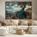 Miranda by the Shore Wall Art Canvas Print – Tempest Scene by MyGreatCanvas | Canvas Wall Art Prints | Photo Prints & Wall Decor