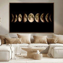 Phases of the Moon Wall Art | Canvas Print for Modern Wall by MyGreatCanvas | Canvas Wall Art Prints | Photo Prints & Wall Decor
