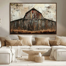 Rustic Barn Wall Art | Farmhouse Wall Decor Canvas Print |