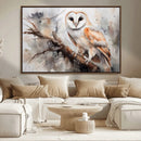 Barn Owl Wall Art | Watercolor Barn Owl Canvas Print | by MyGreatCanvas | Canvas Wall Art Prints | Photo Prints & Wall Decor
