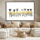 Farmhouse Wall Art Sheep Print | Ready to Hang Framed Canvas by MyGreatCanvas | Canvas Wall Art Prints | Photo Prints & Wall Decor