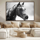Horse Canvas Print - Winter Horse Snow Wall Art Canvas Print by MyGreatCanvas | Canvas Wall Art Prints | Photo Prints & Wall Decor