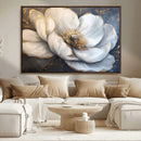 White Magnolia Flower Wall Art Canvas Print | Abstract by MyGreatCanvas | Canvas Wall Art Prints | Photo Prints & Wall Decor