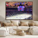Madison New York Rangers Hockey Stadium Wall Art Canvas